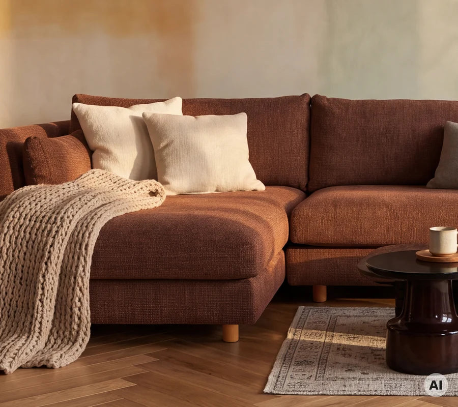 Cane-line Bloom Chaise Longue sofa module Right with Teak Legs