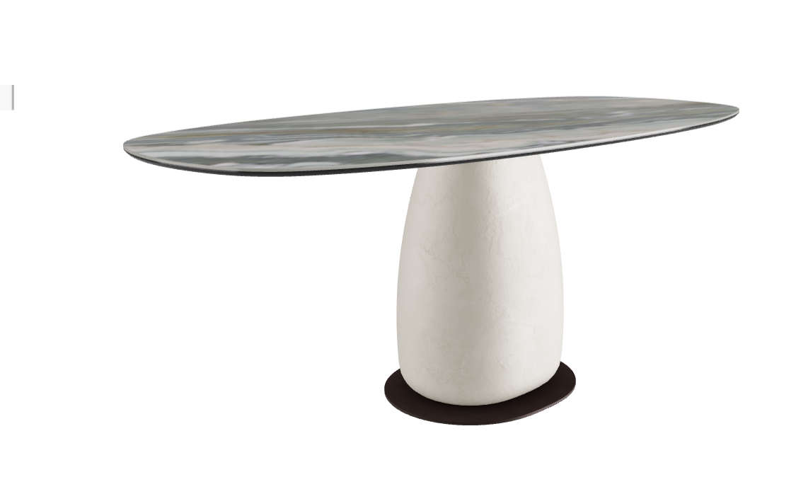 180x90x74h Biscuit Shaped_Kaindy_Cairo_Bronze Embossed