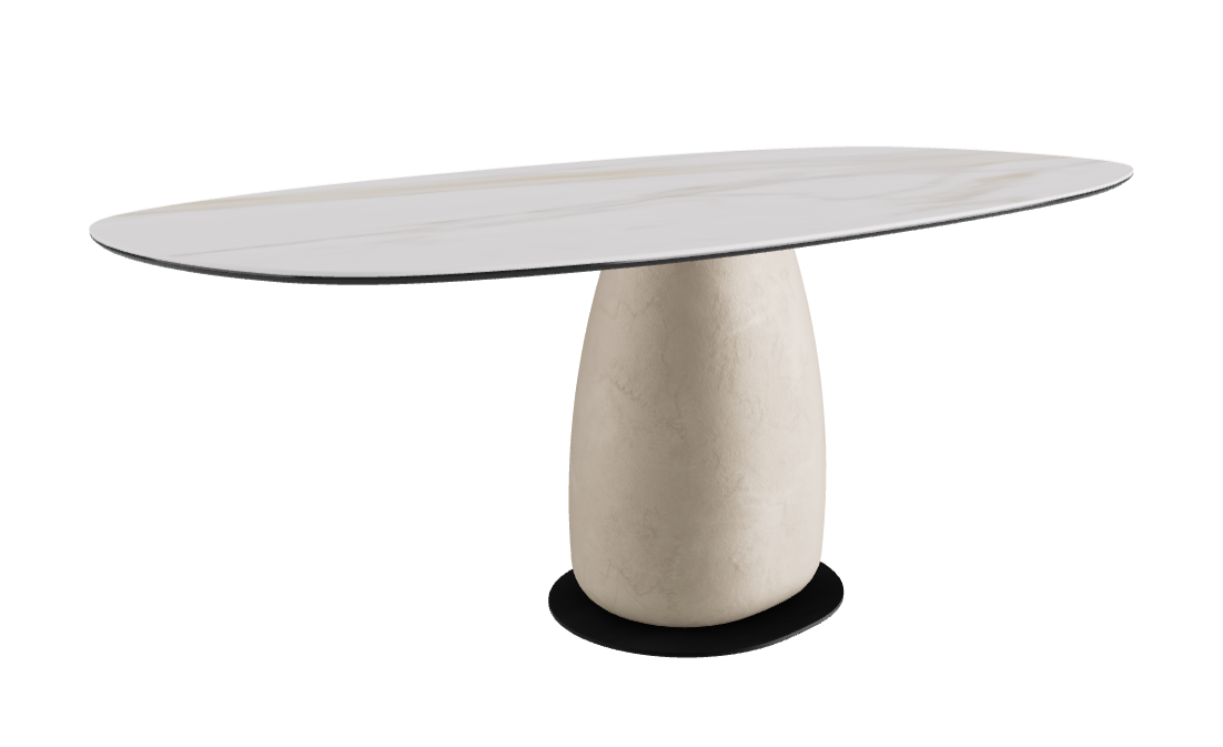 200x100x74h Biscuit Shaped_Matt Golden Calacatta_Oslo_Black Embossed
