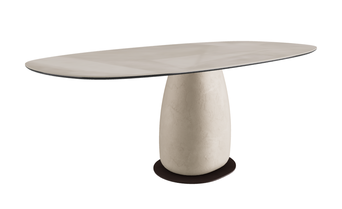 200x100x74h Biscuit Shaped_Luxor_Oslo_Bronze Embossed