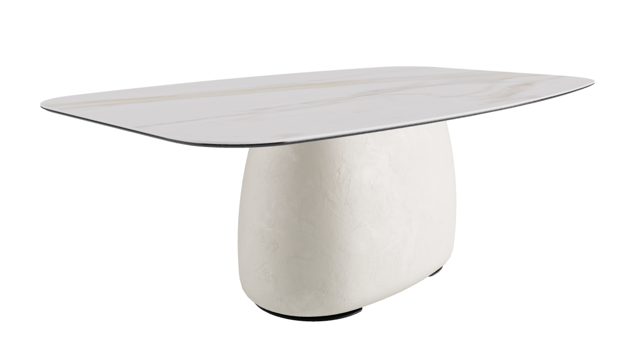 200x120x73.5h Barrel Shaped_Matt Golden Calacatta_Oslo_Black Embossed