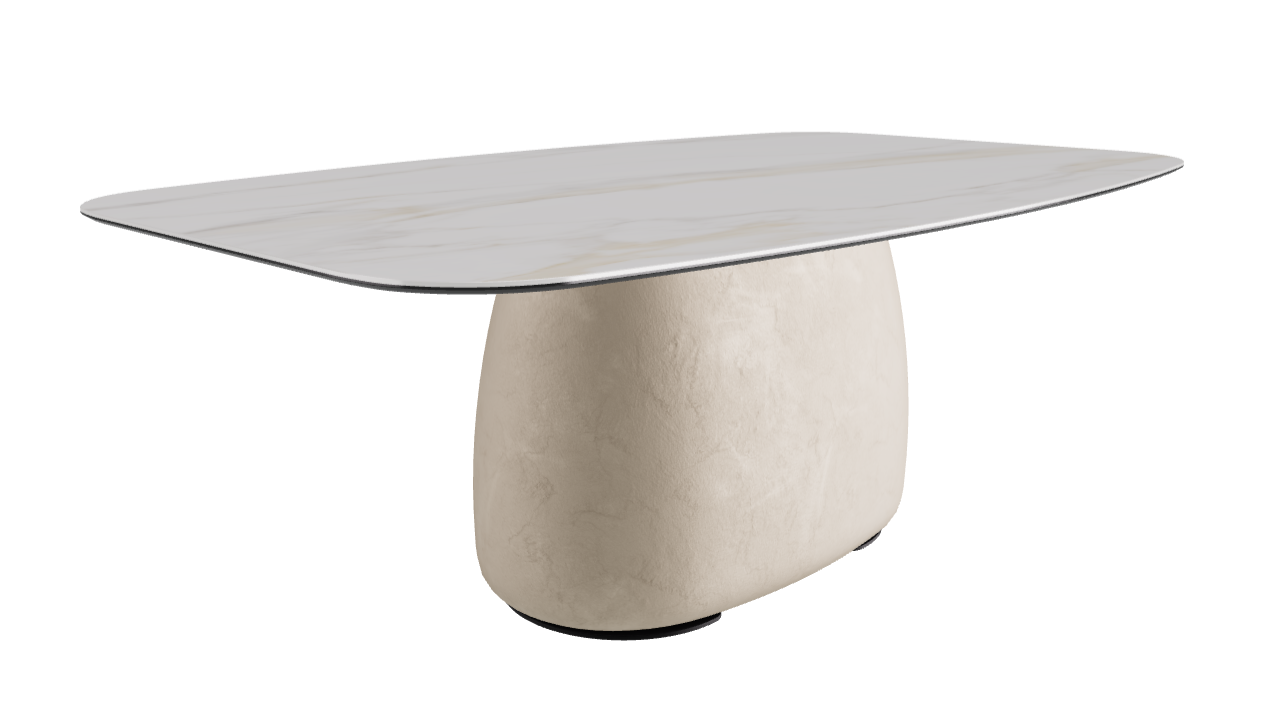 200x120x73.5h Barrel Shaped_Glossy Golden Calacatta_Cairo_Black Embossed