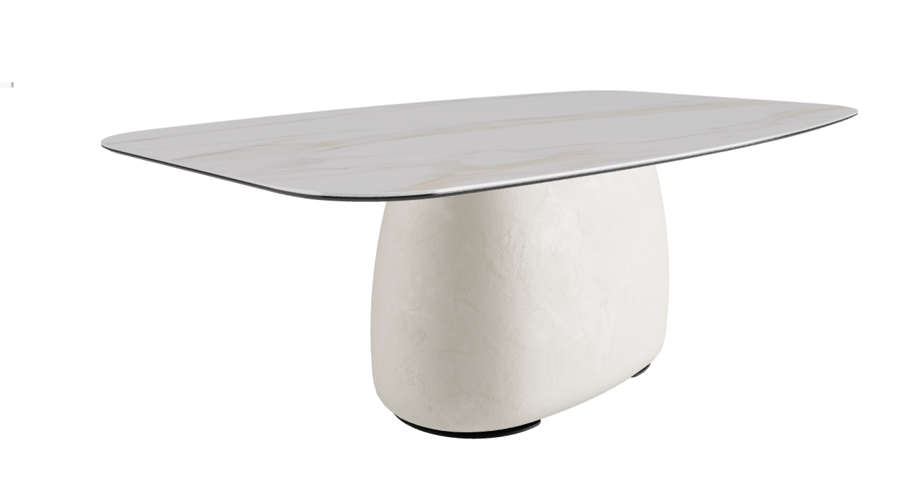 200x120x73.5h Barrel Shaped_Glossy Golden Calacatta_Oslo_Black Embossed