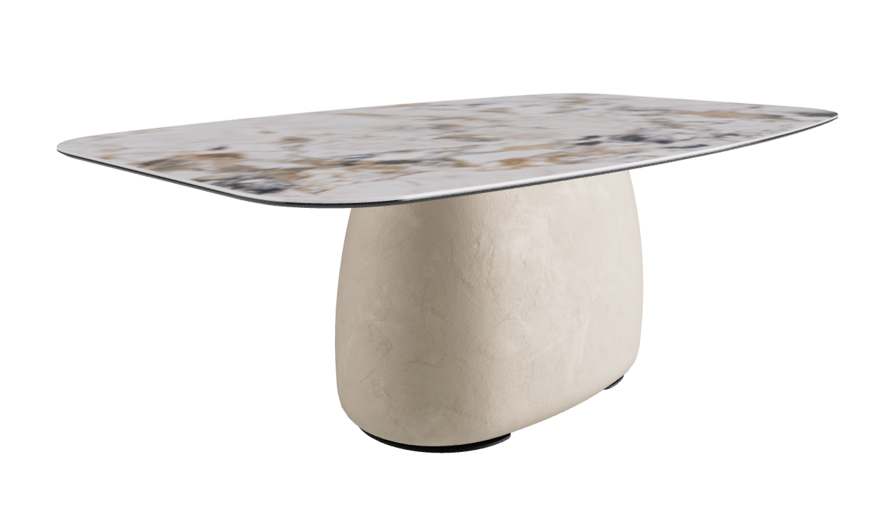 200x120x73.5h Barrel Shaped_Makalu_Cairo_Black Embossed