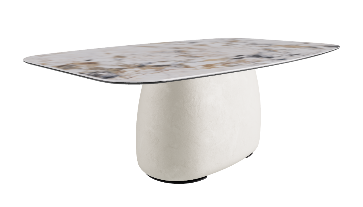 200x120x73.5h Barrel Shaped_Makalu_Oslo_Black Embossed