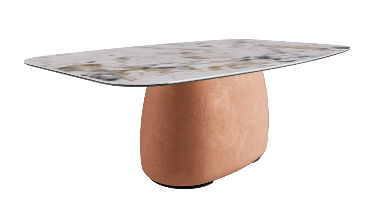 200x120x73.5h Barrel Shaped_Makalu_Marrakech_Black Embossed