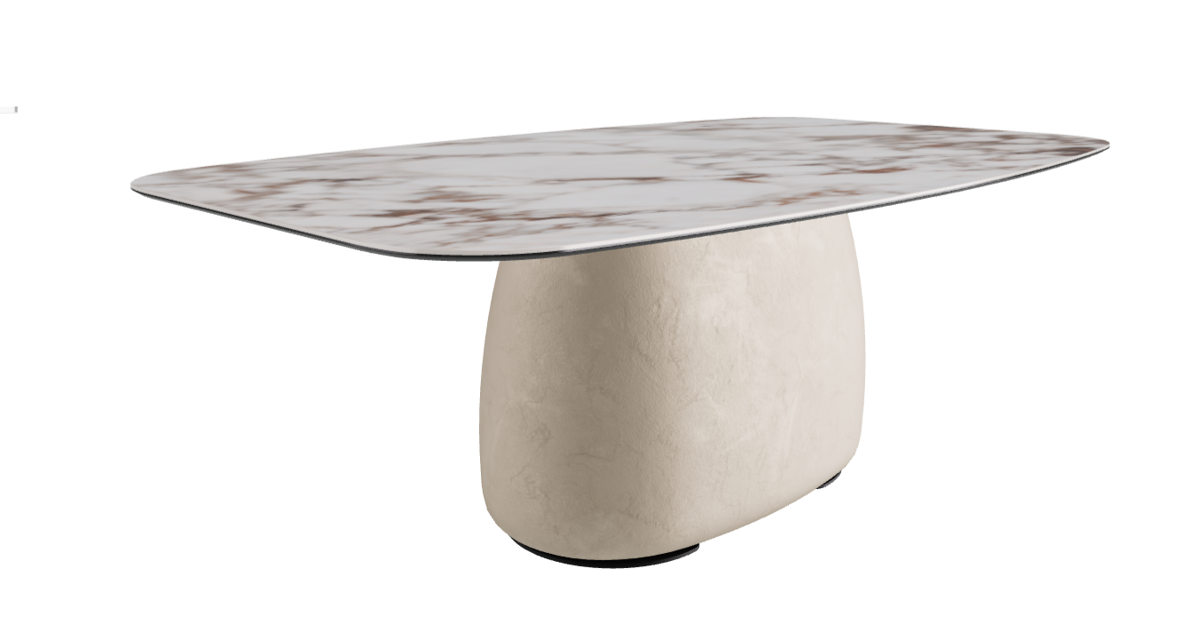 200x120x73.5h Barrel Shaped_Breccia_Cairo_Black Embossed