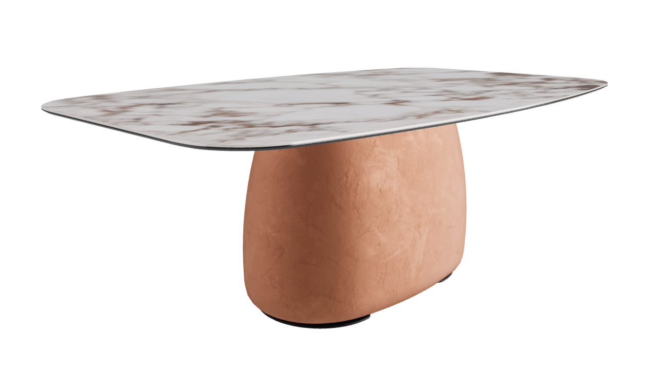 200x120x73.5h Barrel Shaped_Breccia_Marrakech_Black Embossed