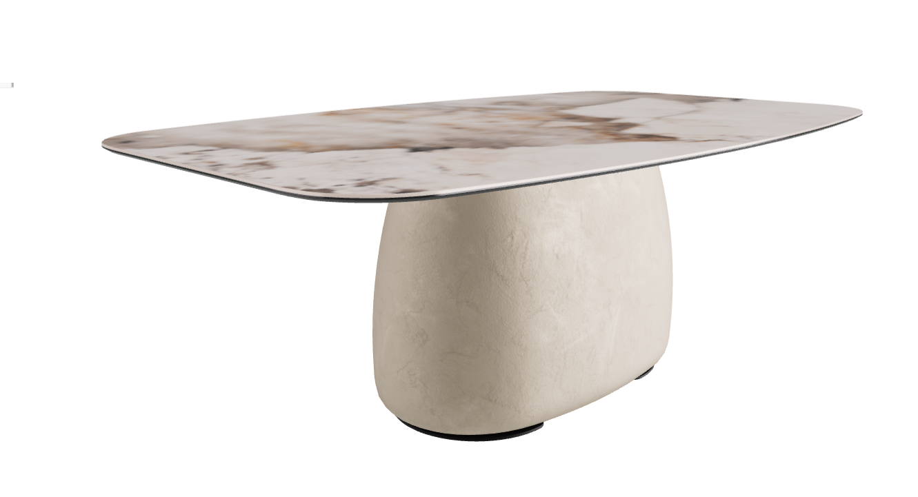 200x120x73.5h Barrel Shaped_Corcovado_Cairo_Black Embossed
