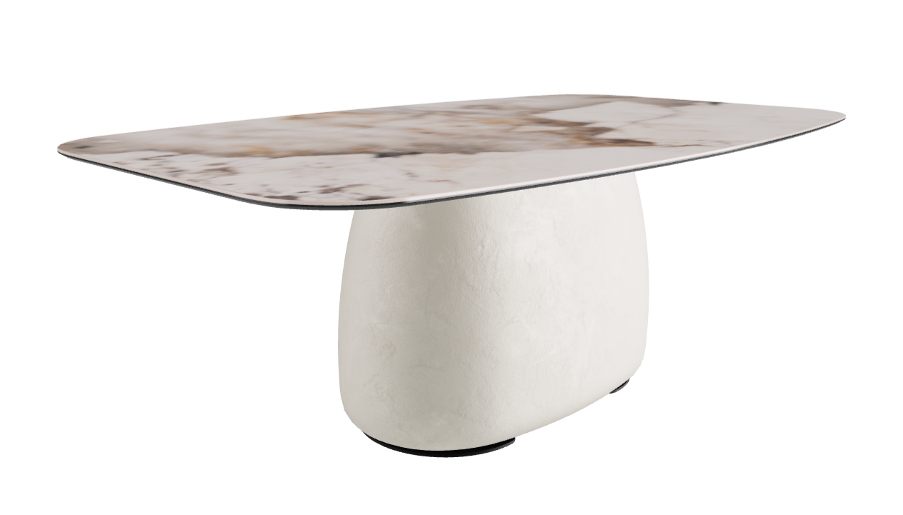200x120x73.5h Barrel Shaped_Corcovado_Oslo_Black Embossed
