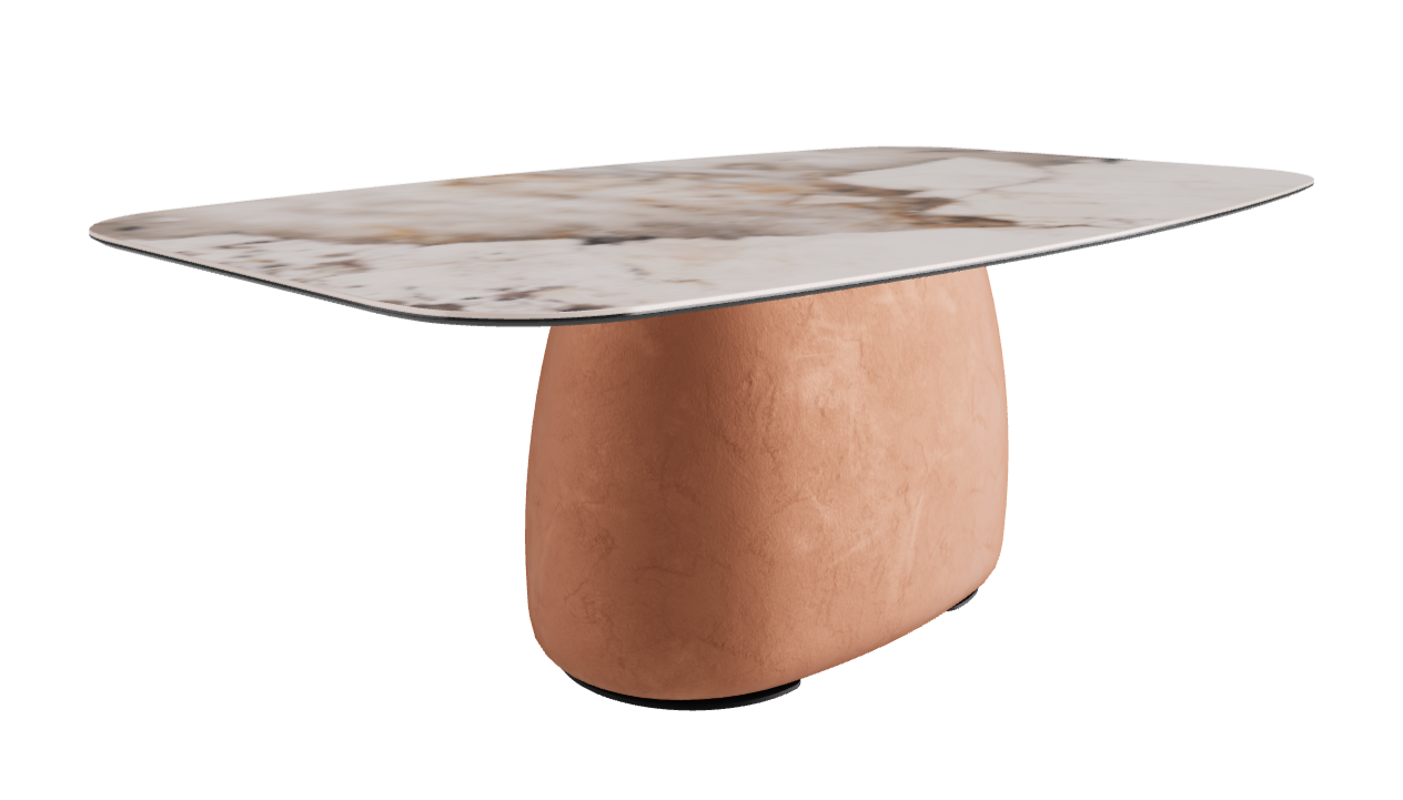 200x120x73.5h Barrel Shaped_Corcovado_Marrakech_Black Embossed