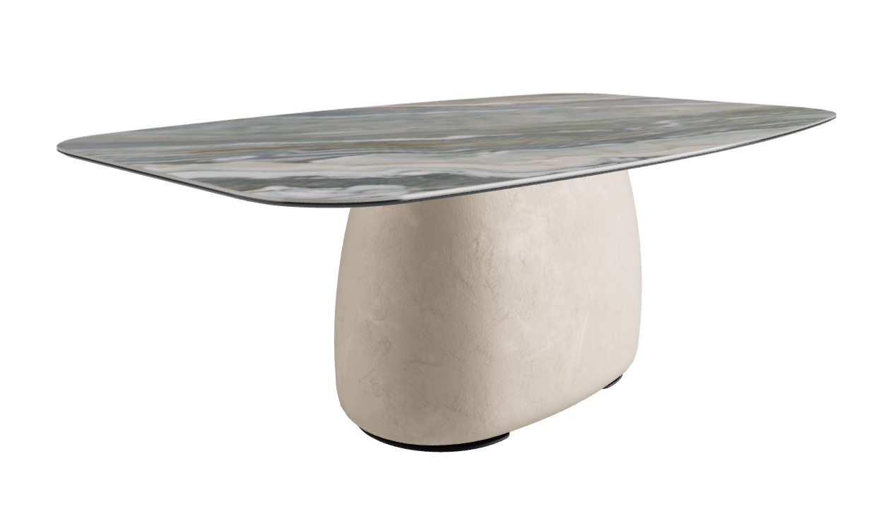 200x120x73.5h Barrel Shaped_Kaindy_Cairo_Black Embossed