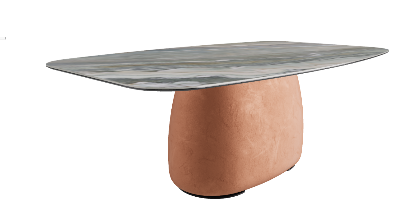 200x120x73.5h Barrel Shaped_Kaindy_Marrakech_Black Embossed