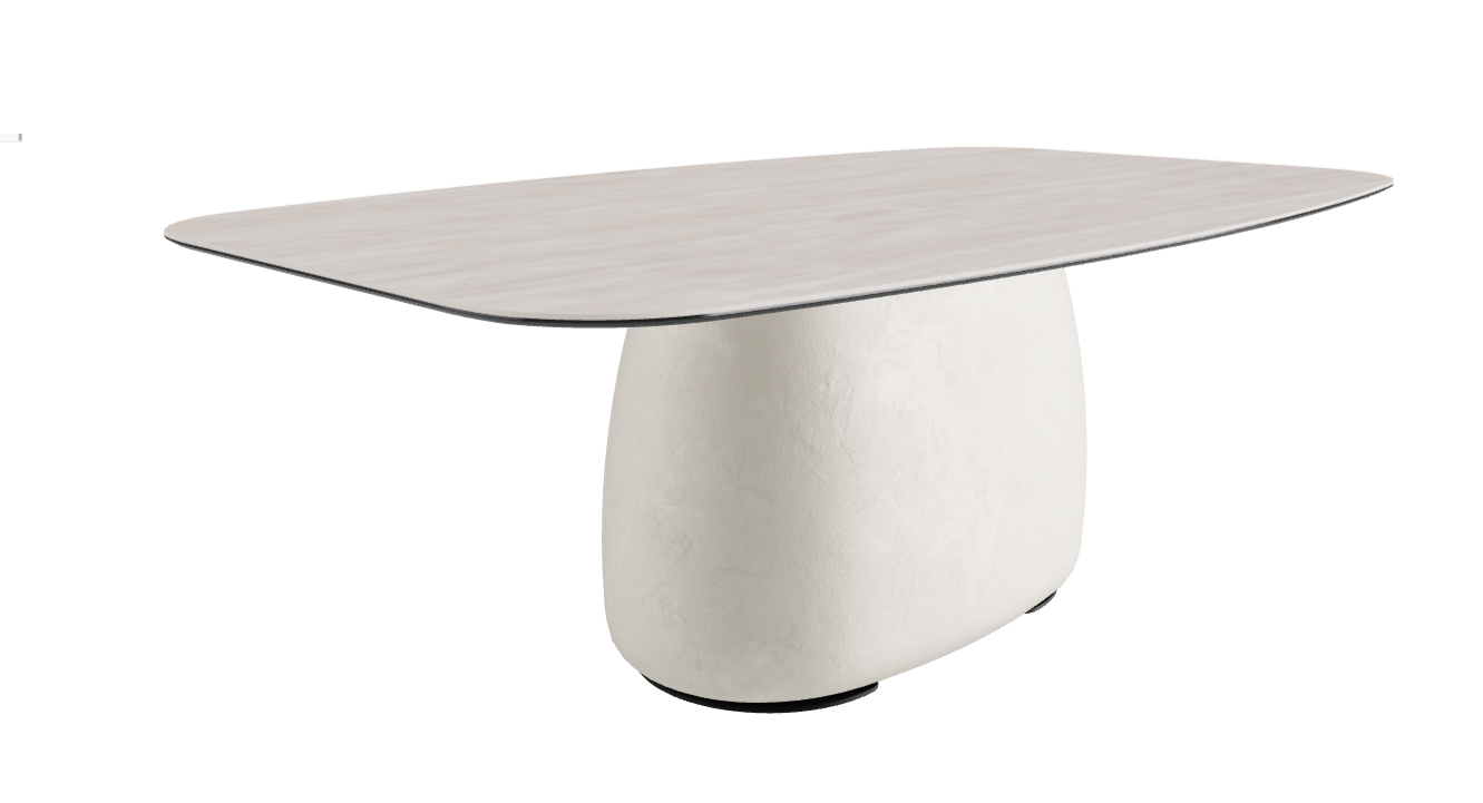 200x120x73.5h Barrel Shaped_Colosseo_Oslo_Black Embossed