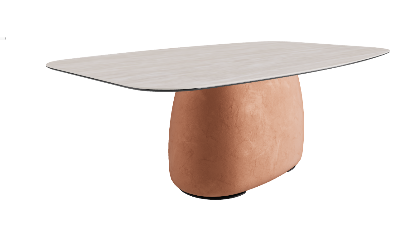 200x120x73.5h Barrel Shaped_Colosseo_Marrakech_Black Embossed