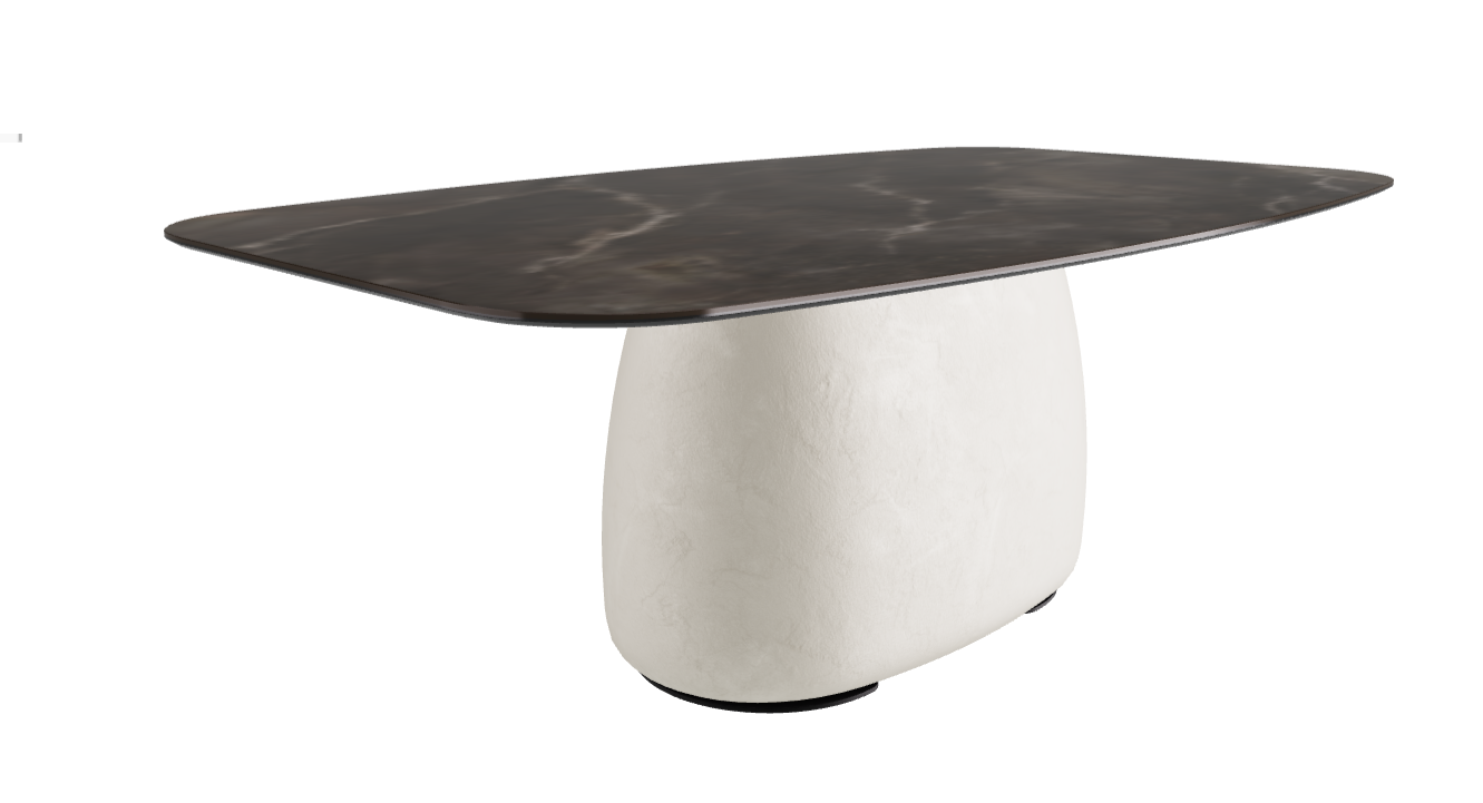 200x120x73.5h Barrel Shaped_Andromeda_Oslo_Black Embossed