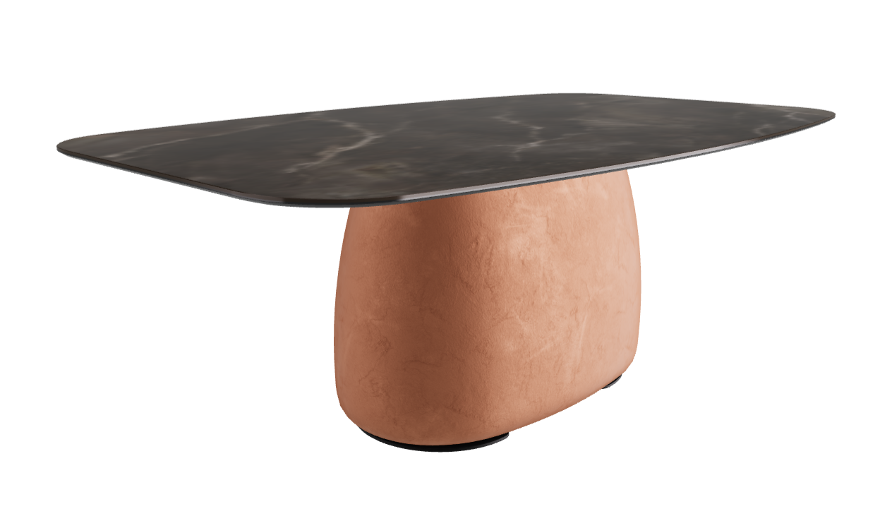 200x120x73.5h Barrel Shaped_Andromeda_Marrakech_Black Embossed