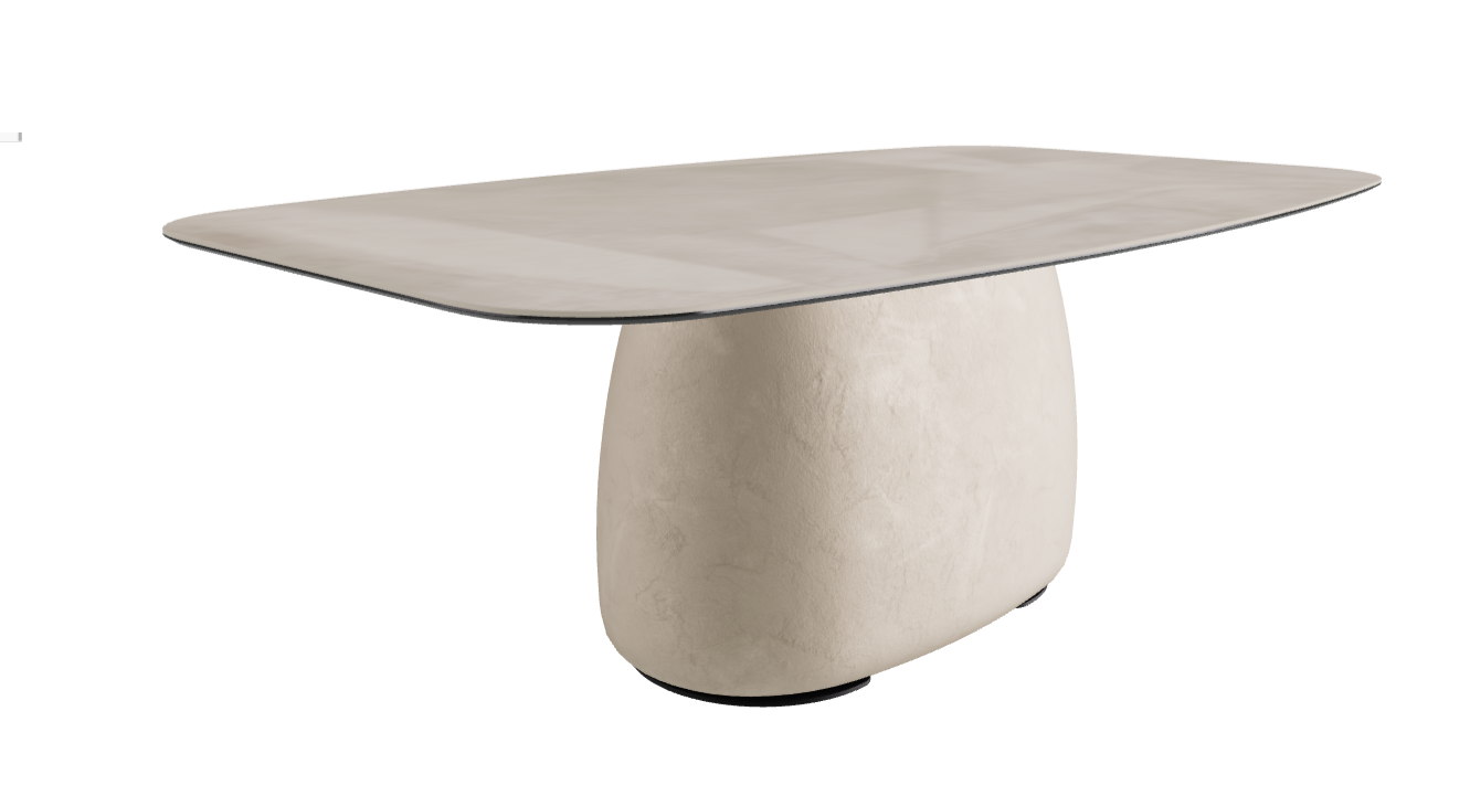 200x120x73.5h Barrel Shaped_Luxor_Cairo_Black Embossed