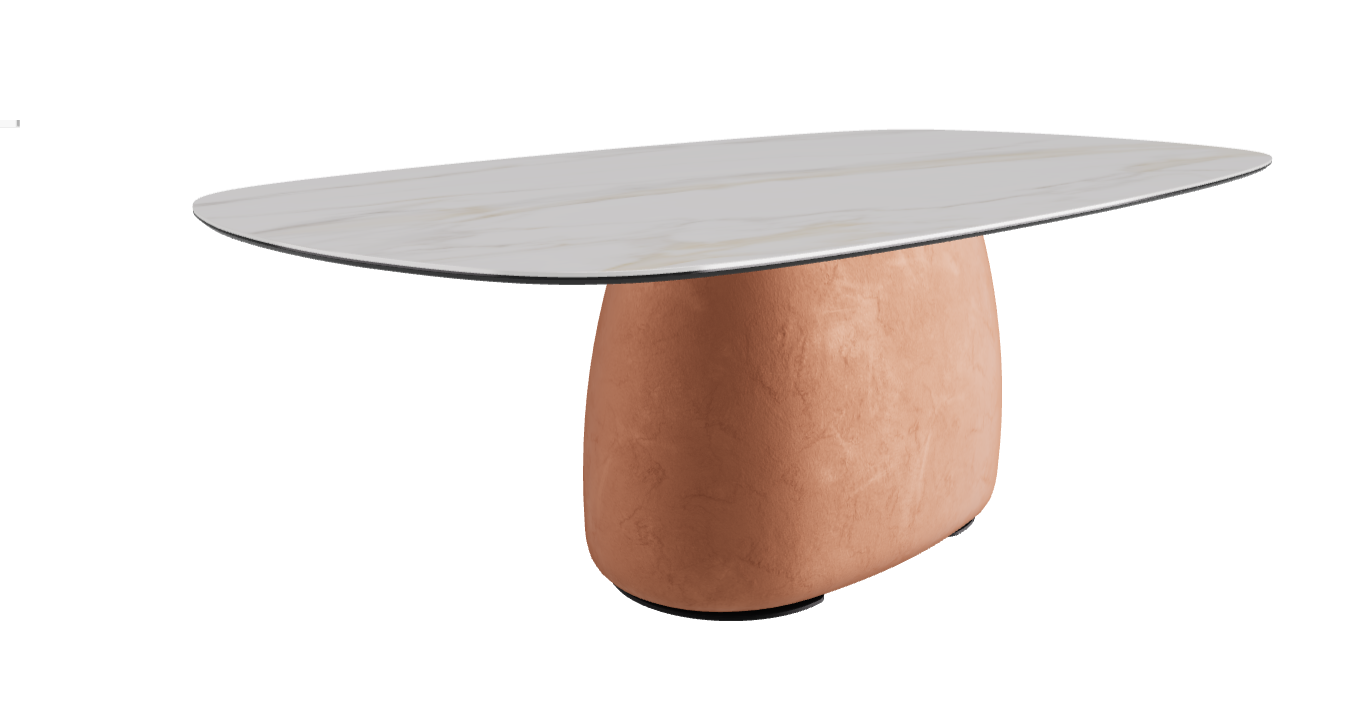 220x120x73.5h Biscuit Shaped_Glossy Golden Calacatta_Marrakech_Black Embossed