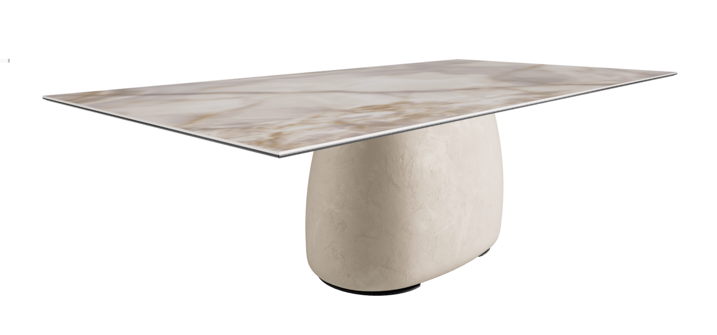 240x120x73.5h Rectangle Shaped_Alabastro_Cairo_Black Embossed