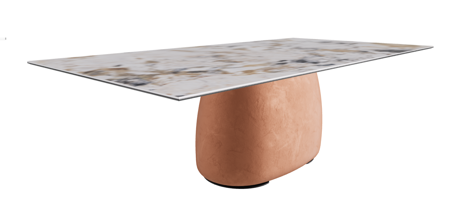 240x120x73.5h Rectangle Shaped_Makalu_Marrakech_Black Embossed