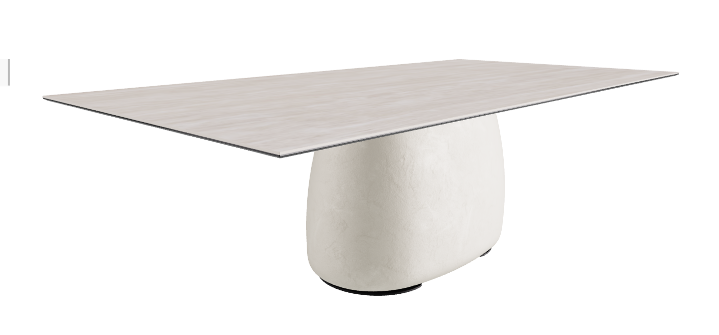 240x120x73.5h Rectangle Shaped_Colosseo_Oslo_Black Embossed