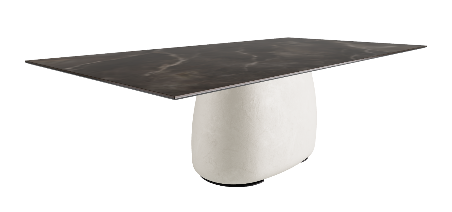 240x120x73.5h Rectangle Shaped_Andromeda_Oslo_Black Embossed