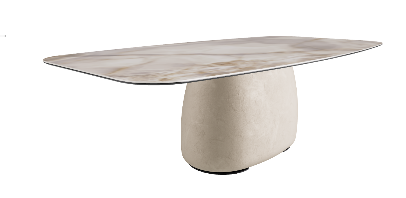 240x120x73.5h Barrel Shaped_Alabastro_Cairo_Black Embossed
