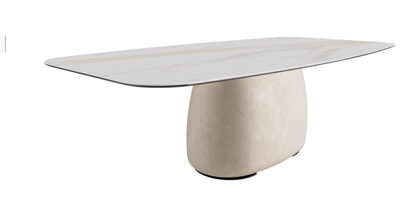 240x120x73.5h Barrel Shaped_Matt Golden Calacatta_Cairo_Black Embossed
