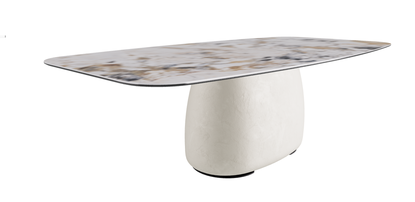 240x120x73.5h Barrel Shaped_Makalu_Oslo_Black Embossed
