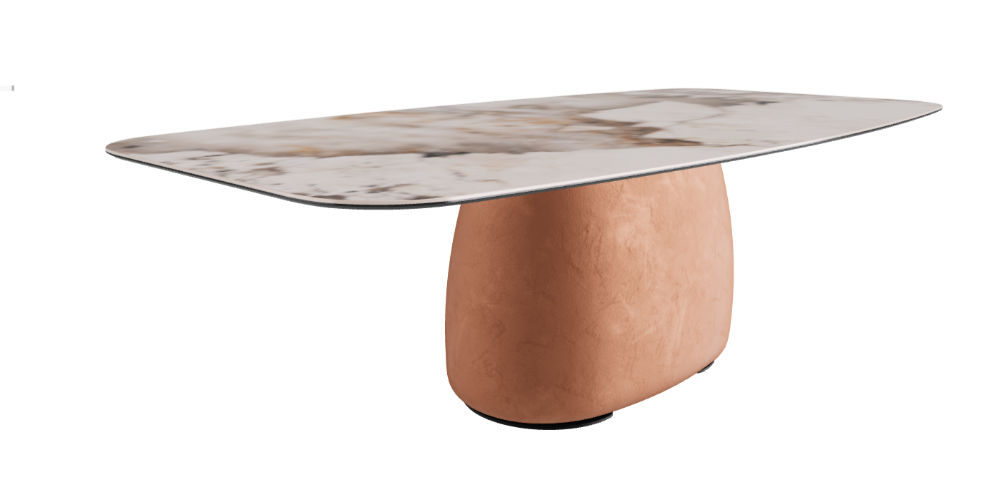 240x120x73.5h Barrel Shaped_Corcovado_Marrakech_Black Embossed