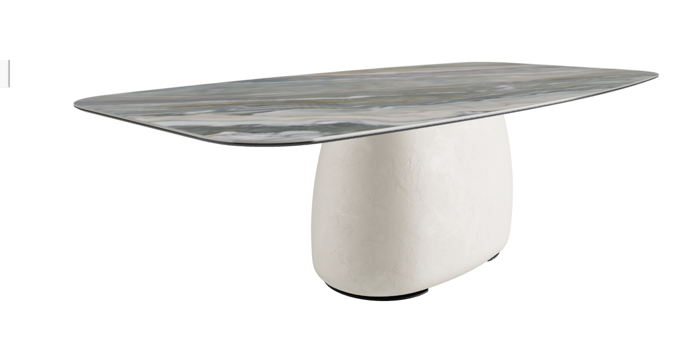 240x120x73.5h Barrel Shaped_Kaindy_Oslo_Black Embossed