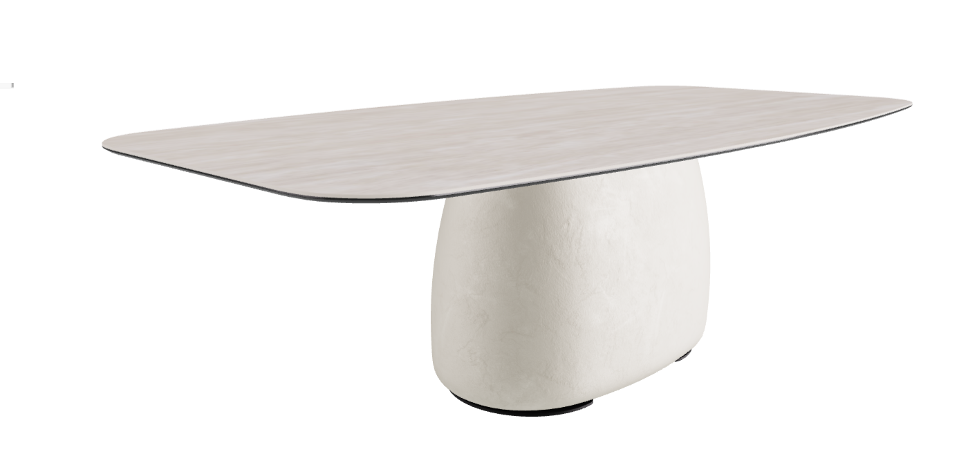 240x120x73.5h Barrel Shaped_Colosseo_Oslo_Black Embossed