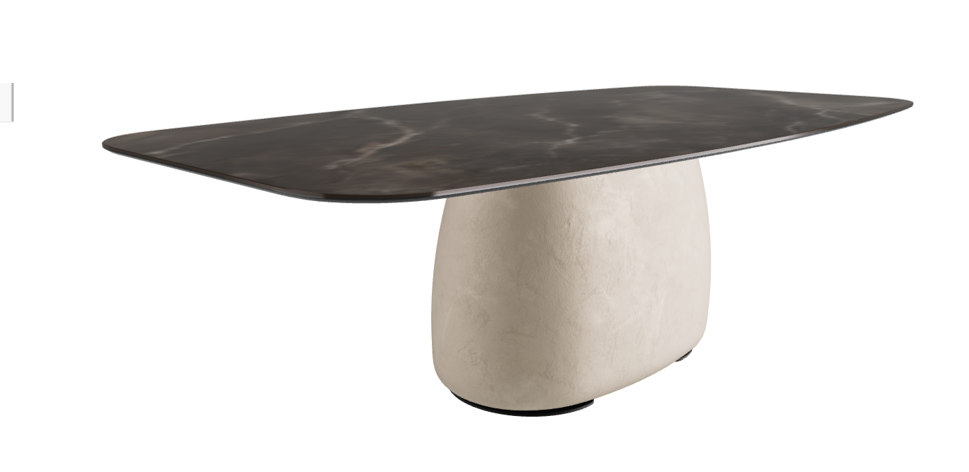 240x120x73.5h Barrel Shaped_Andromeda_Cairo_Black Embossed