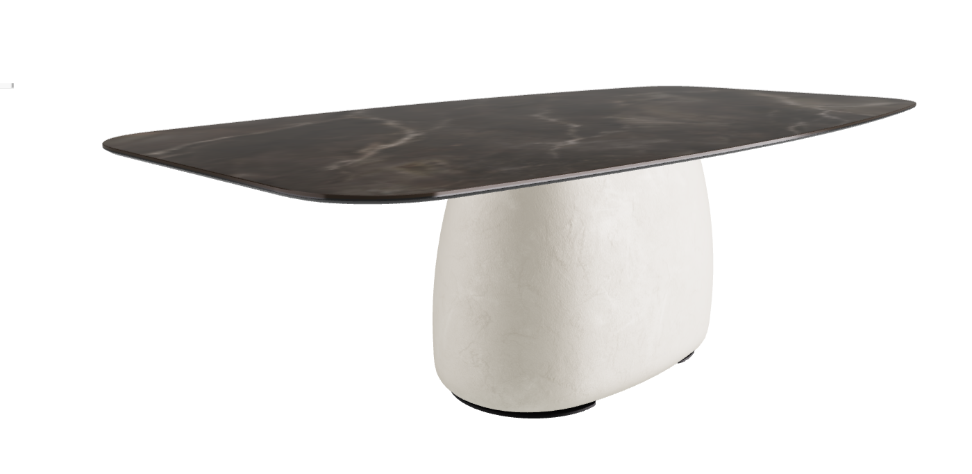 240x120x73.5h Barrel Shaped_Andromeda_Oslo_Black Embossed