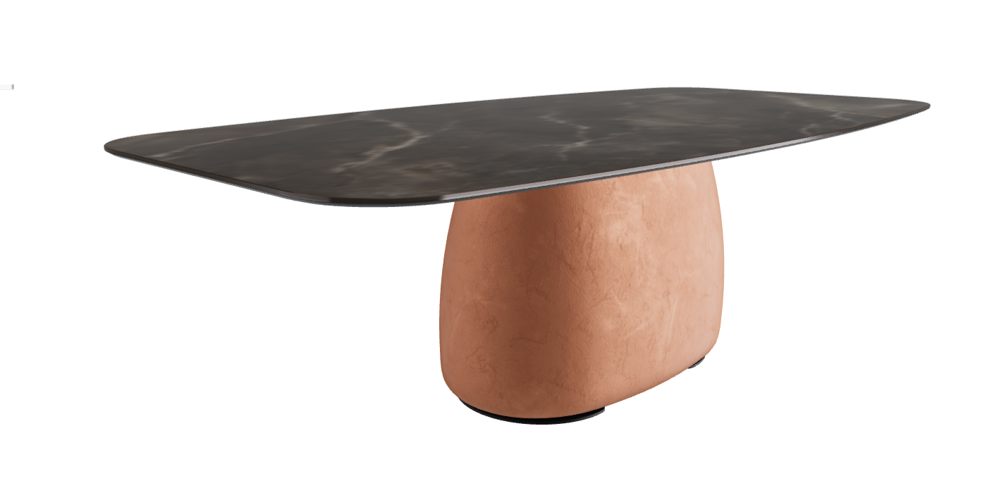 240x120x73.5h Barrel Shaped_Andromeda_Marrakech_Black Embossed