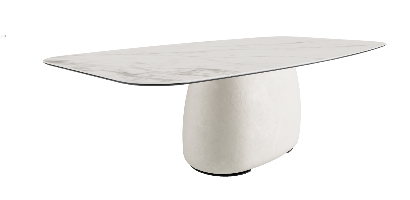 240x120x73.5h Barrel Shaped_Matt Invisible_Oslo_Black Embossed