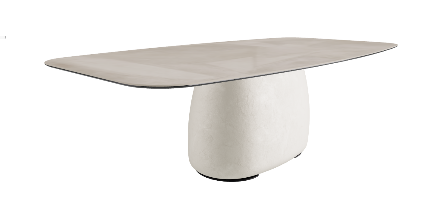 240x120x73.5h Barrel Shaped_Luxor_Oslo_Black Embossed
