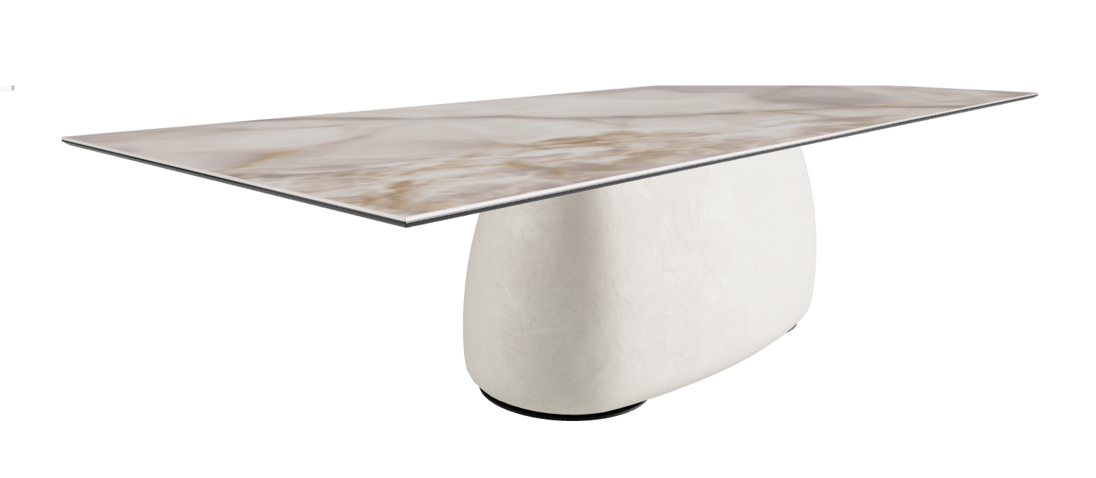 300x120x74h Rectangle Shaped_Alabastro_Oslo_Black Embossed