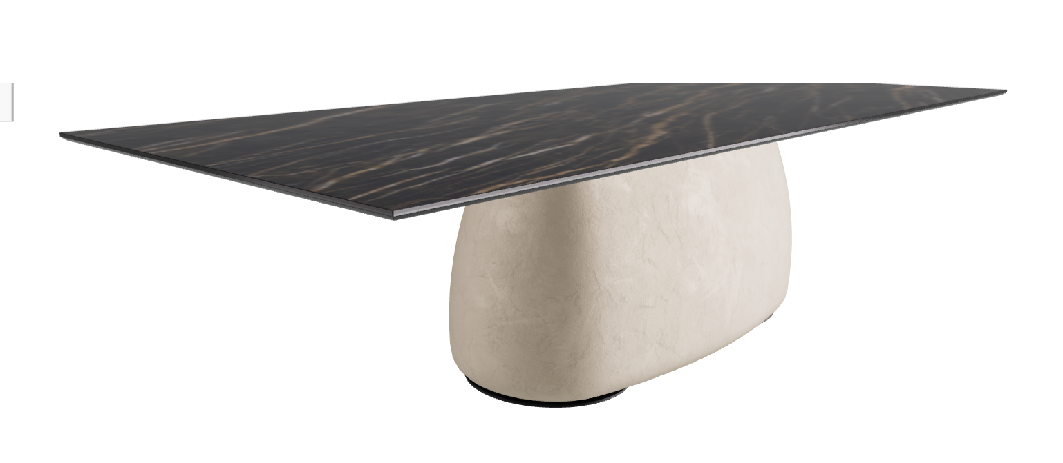 300x120x74h Rectangle Shaped_Glossy Portoro_Cairo_Black Embossed