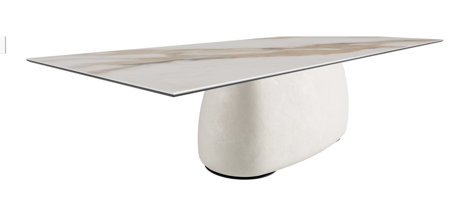 300x120x74h Rectangle Shaped_Glossy Borghini Calacatta_Oslo_Black Embossed