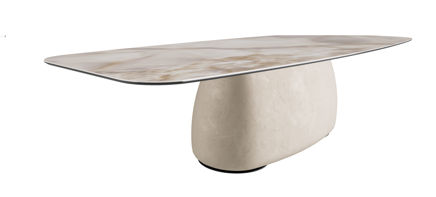 300x120x74h Barrel Shaped_Alabastro_Cairo_Black Embossed