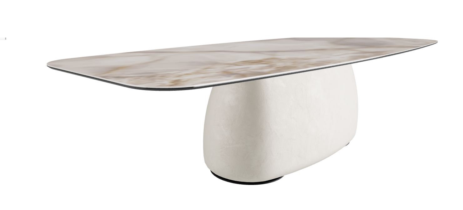 300x120x74h Barrel Shaped_Alabastro_Oslo_Black Embossed