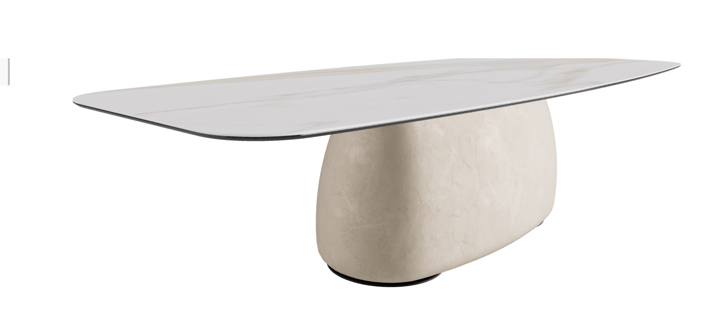 300x120x74h Barrel Shaped_Matt Golden Calacatta_Cairo_Black Embossed