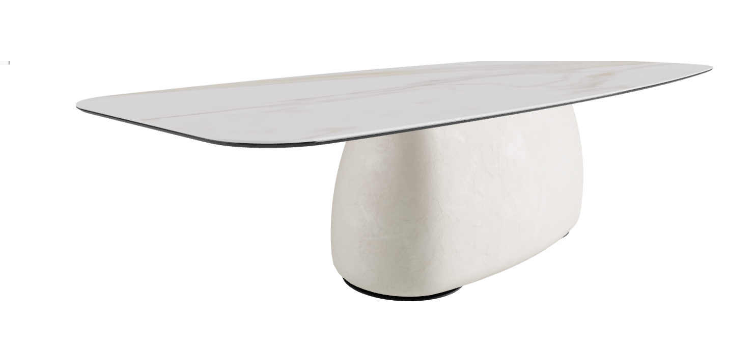 300x120x74h Barrel Shaped_Matt Golden Calacatta_Oslo_Black Embossed