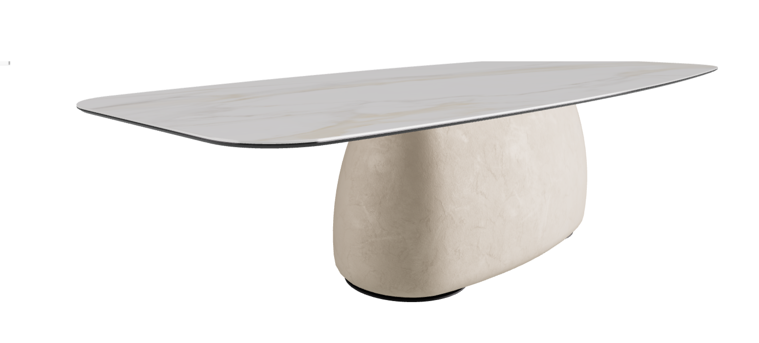 300x120x74h Barrel Shaped_Glossy Golden Calacatta_Cairo_Black Embossed