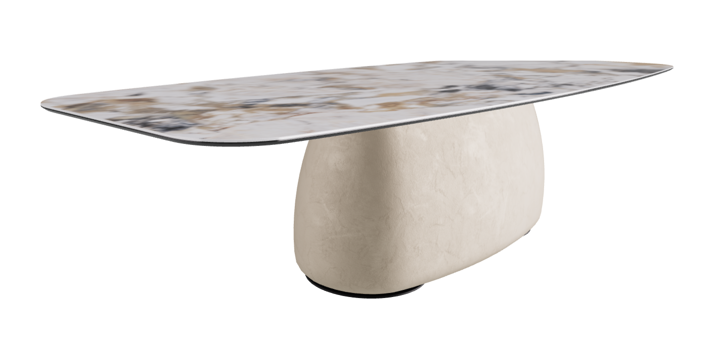 300x120x74h Barrel Shaped_Makalu_Cairo_Black Embossed