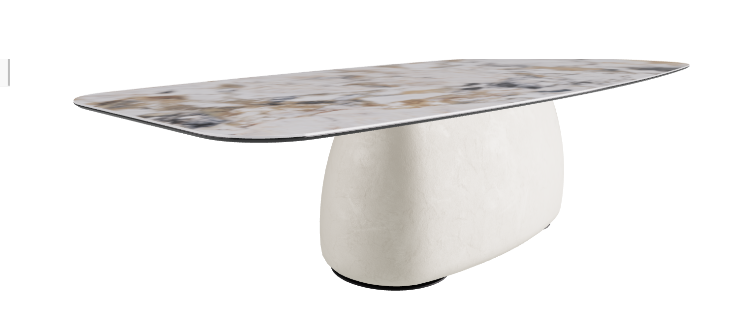 300x120x74h Barrel Shaped_Makalu_Oslo_Black Embossed