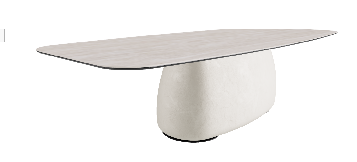 300x120x74h Barrel Shaped_Colosseo_Oslo_Black Embossed