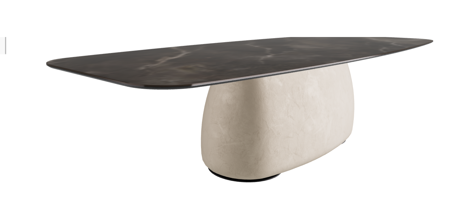 300x120x74h Barrel Shaped_Andromeda_Cairo_Black Embossed